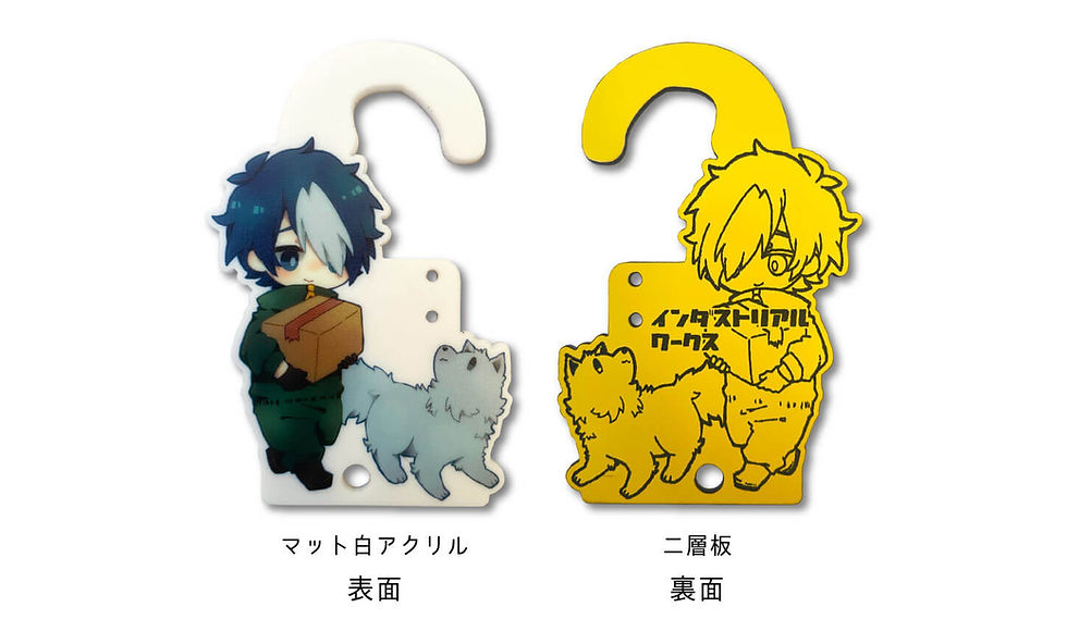 サムネイル： ・31～40個製作時・アクリルカラビナ