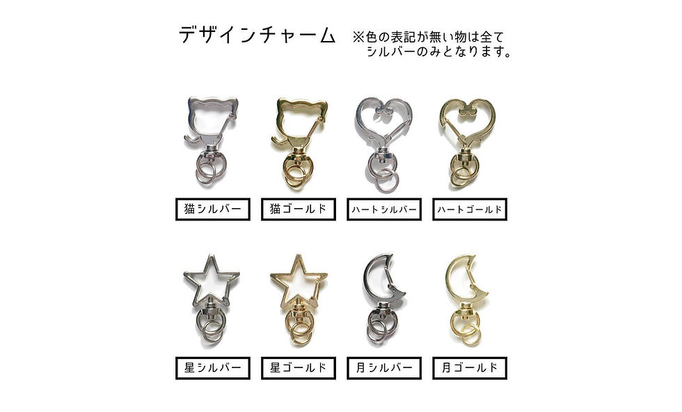 サムネイル： キーホルダーパーツ単体購入