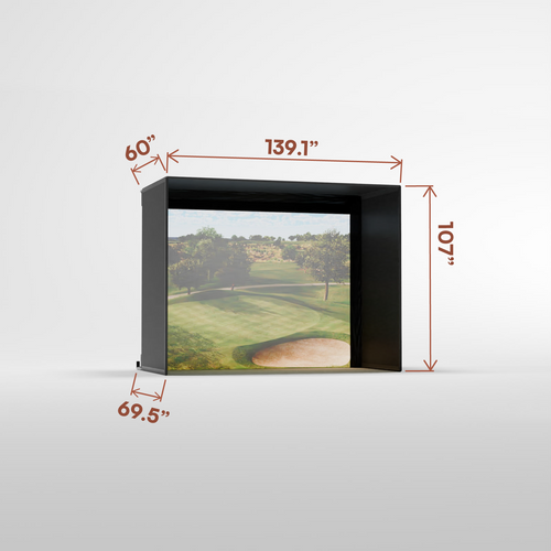 Pro Golf Simulator Enclosure Kit with Impact Screen | Pixel Golf