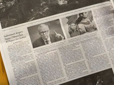 NYT dedica plana completa al caso Rubén Rocha: red de protección y sobornos