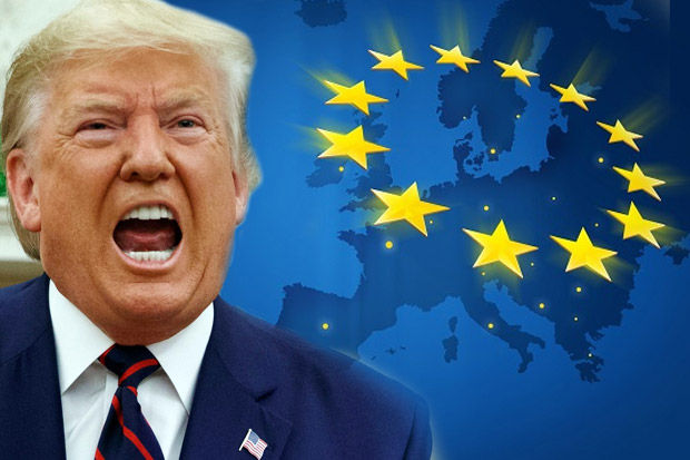 Trump afirmó que por años la Unión Europea ha mantenido preocupantes y perjudiciales superávits comerciales con Estados Unidos.