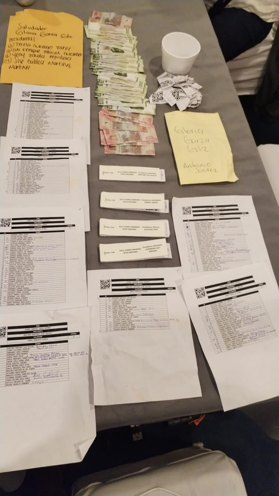 Morena y PT denunciaron que los electores habrían recibido códigos QR para así comprobar que su voto fuera a favor del PRI.