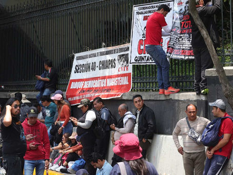 CNTE, sin acuerdos tras nueva reunión con Segob y destrozos en la SEP