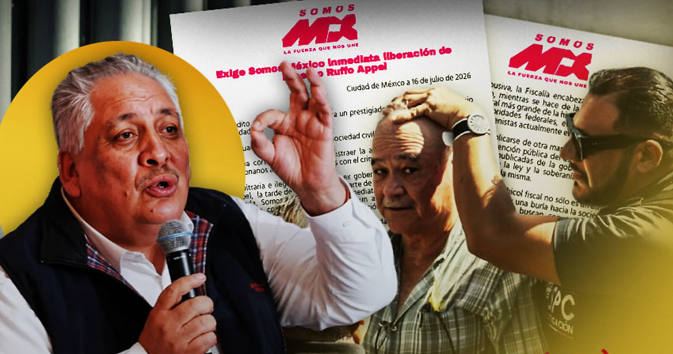 Somos MX aseguró que la detención del exgobernador de Baja California, Ernesto Ruffo, es un “inaudito atropello” y una “cortina de humo”.