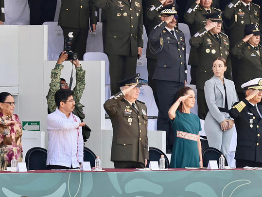 Sheinbaum y Armenta defienden soberanía de México en aniversario de la Batalla de Puebla