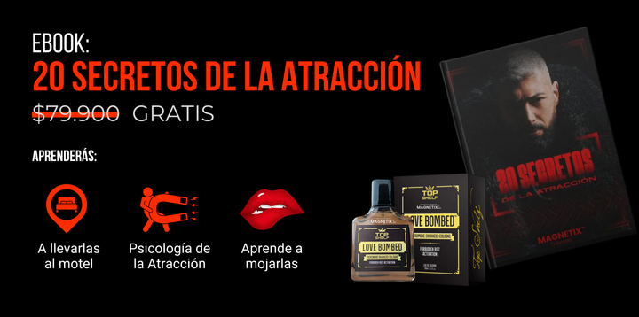 Love Bombed perfume con feromonas de Magnetix