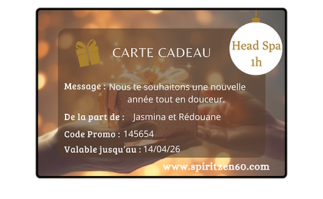 carte cadeau personnalisée