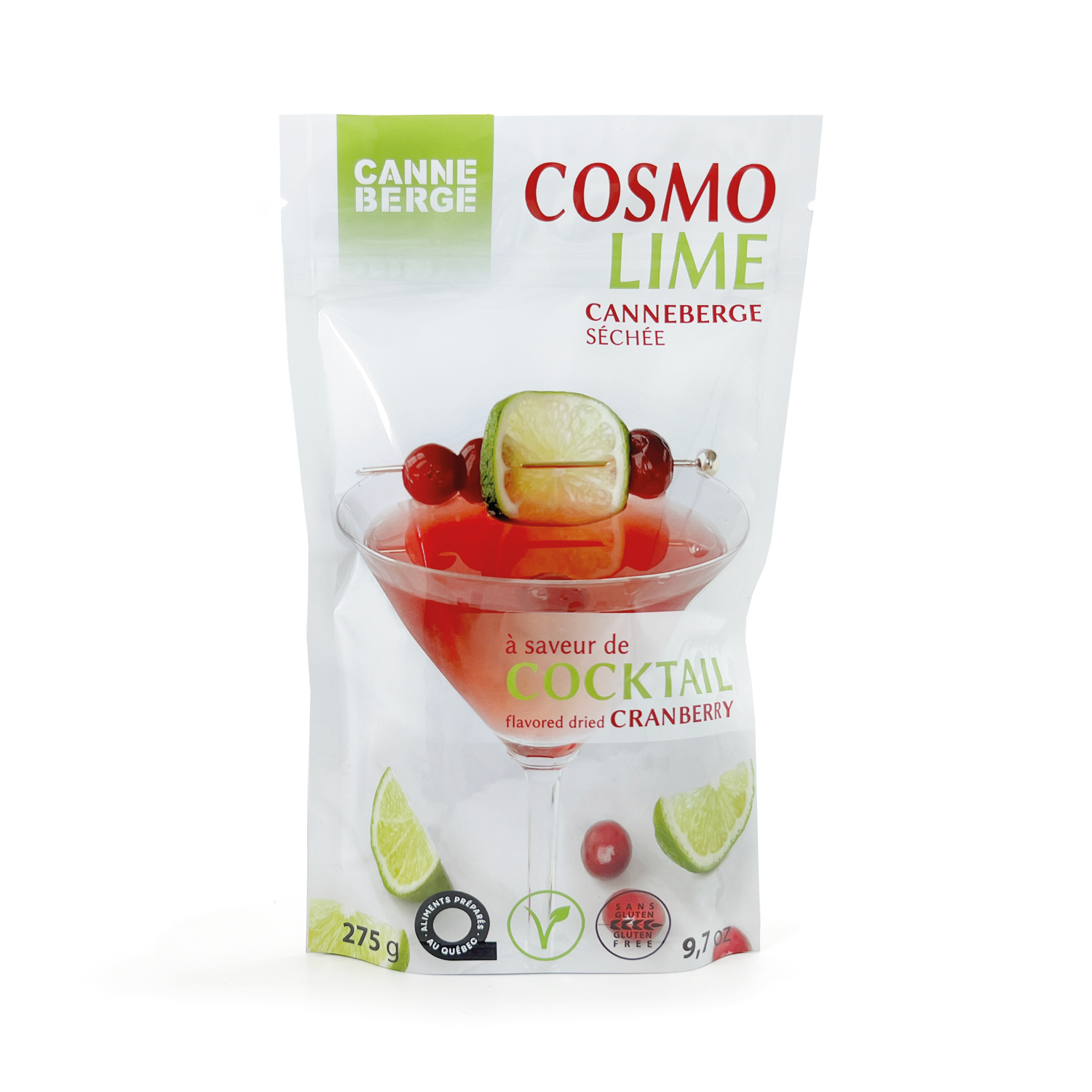 COSMO LIME COCKTAIL FLAVOR DRIED CRANBERRY