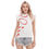 Thumbnail: All-Over Print Women's Blouse With Ruffle Collar And Sleeve