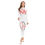 Thumbnail: All-Over Print Women's Long-sleeved High-neck Jumpsuit With Zipper