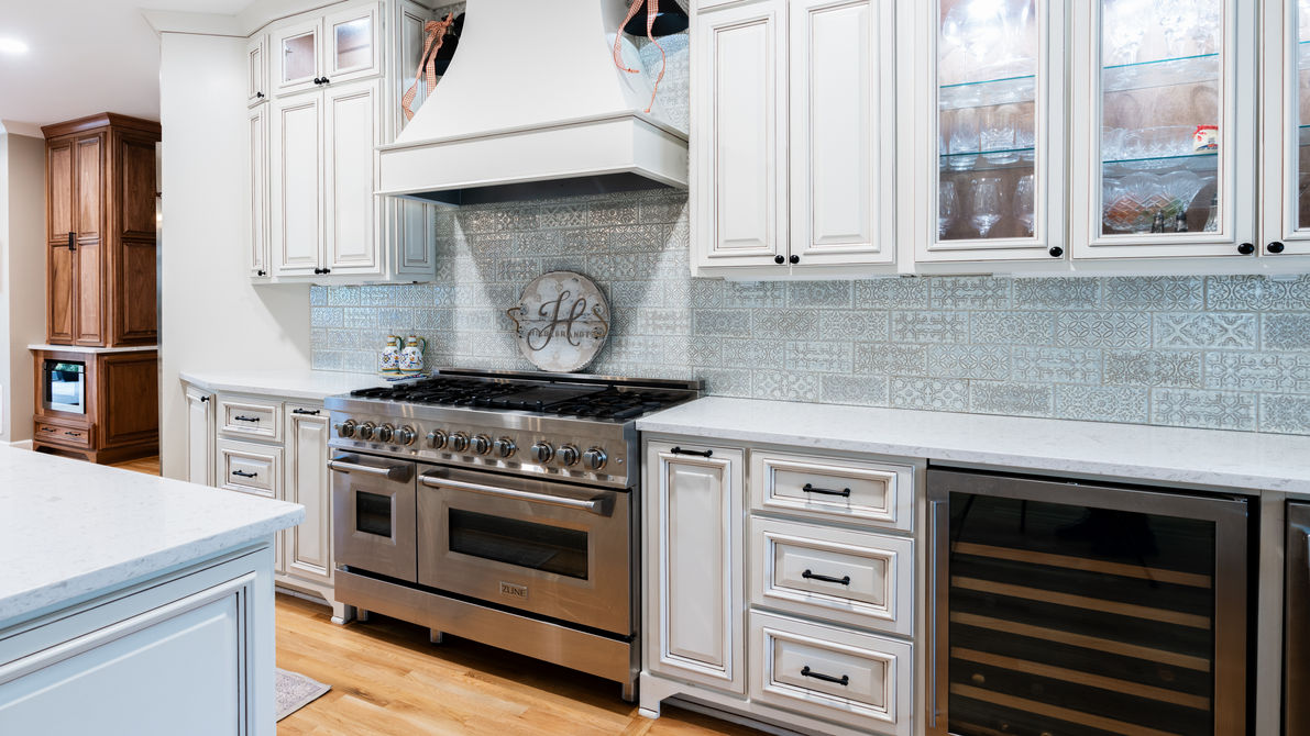 Glazed Kitchen Cabinetry