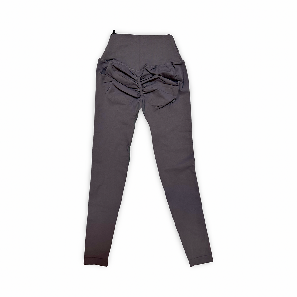 Thumbnail: Yoga Ribbed High Waisted Legging Bottoms