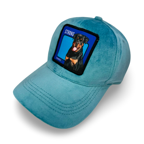 Rottweiler Unisex Adult Premium Cap by Rebel BrimsTM Velvet Sky