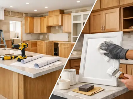 Kitchen Remodel vs Cabinet Refinishing