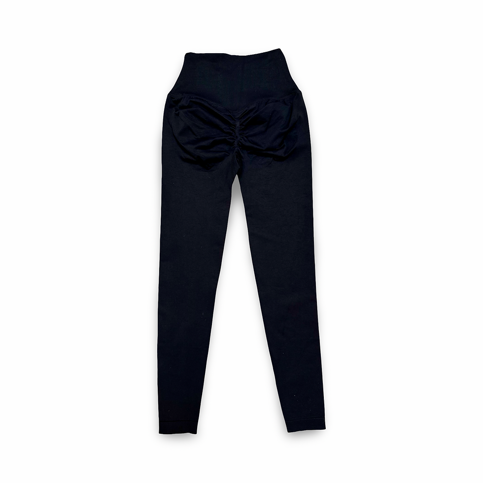 Thumbnail: Yoga Ribbed High Waisted Legging Bottoms
