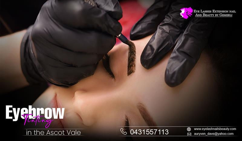Eyebrow tinting in the Ascot Vale