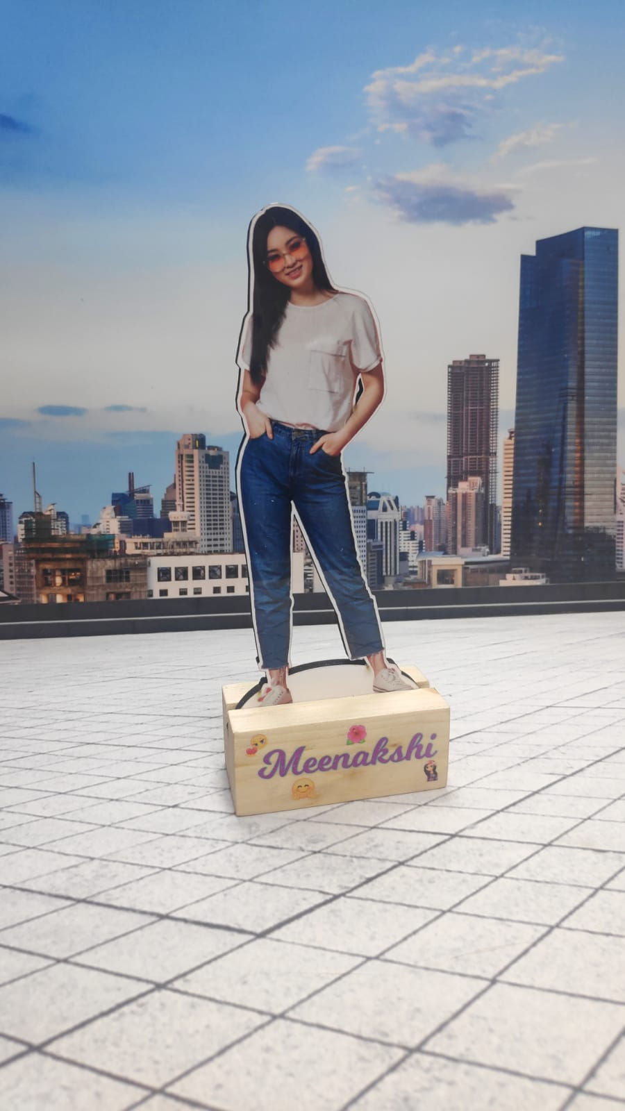 Thumbnail: Wooden Cutout with Name Stand