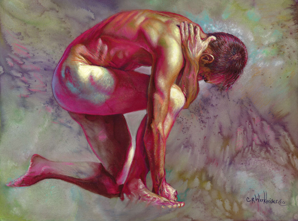 Thumbnail: Grounded 13.5" x 10" Pastel Painting