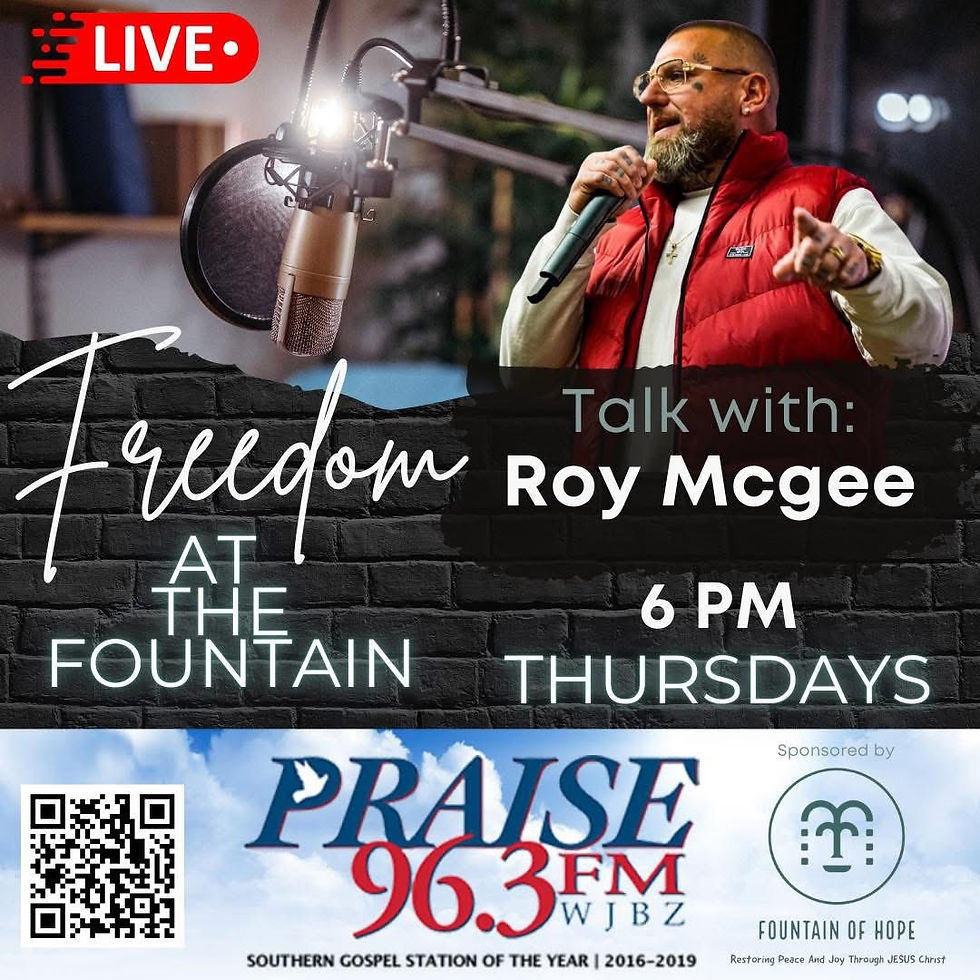 Freedom at the Fountain with Pastor Roy