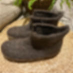 Pure Wool Felt Booty Slippers