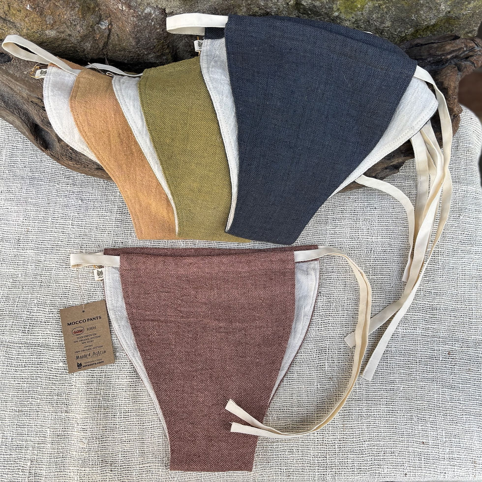 Mocco Pants - Natural Dyed Organic Cotton Hemp