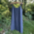 Long Slip Dress - Natural Dyed Organic Cotton Hemp