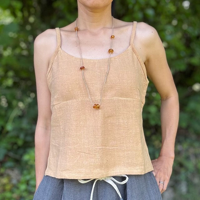 Cami - Natural Dyed Organic Cotton Hemp