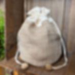 Nettle Drawstring Kinchaku Pouch