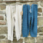 Nettle Stripe Balloon Pants