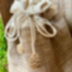 Nettle Drawstring Kinchaku Pouch