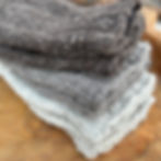 Wool Hand-Knit Short Leg Warmers with Lining