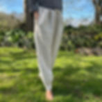 Nettle Stripe Balloon Pants