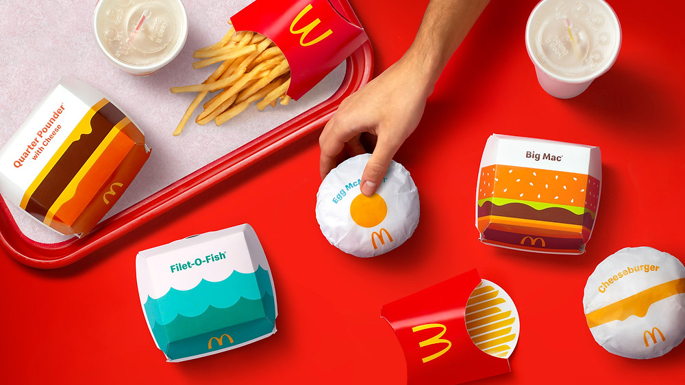 McDonald's unveils graphic packaging to reflect brand's "playful point