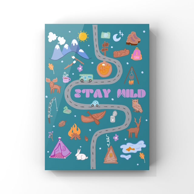 Stay Wild Mini Icons 5x7