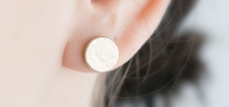 White Earring