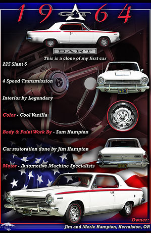 1964-Dodge-DartGT-Car-Show-Signage, Challenger Car Sign Boards, Charger Auto Car Boards, Dodge Car Show Signage, Mopar Show Car Displays, Mopar Artwork, Muscle Cars, Rat Rods, Street Rods, Gassers, T-Buckets, Roadsters, Vintage Auto Artwork, Antique Cars, Classic Cars, Automotive Artwork, https://echelongraphix.com/mopar-gallery