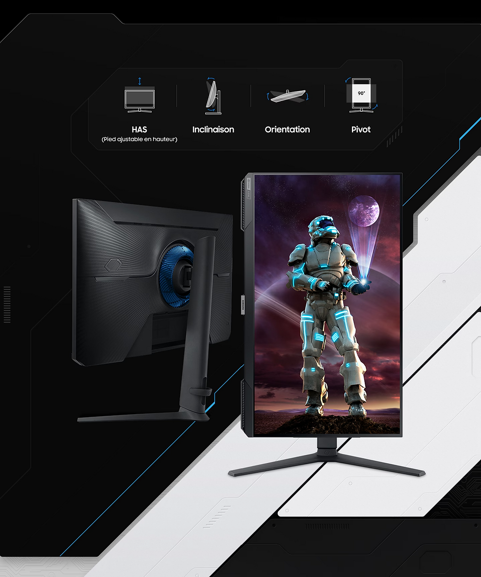 Miniature : Écran Gaming Samsung Odyssey G4 25" IPS FHD 240Hz 1ms HAS