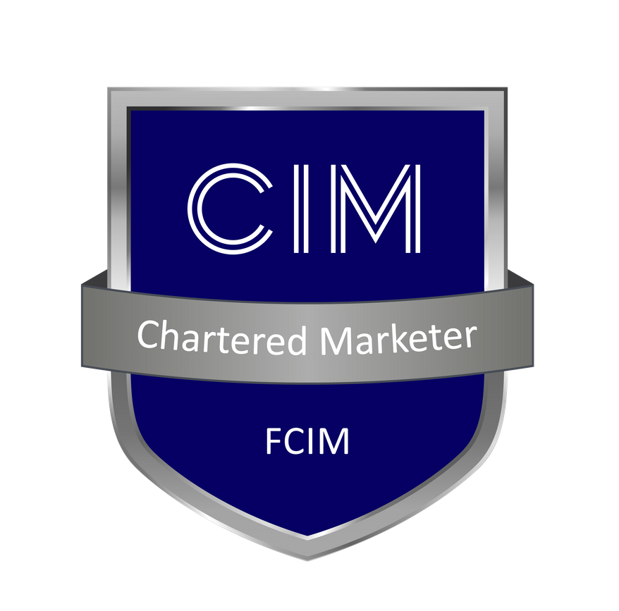 Chartered Institute of Marketing shield to being a Chartered Marketer