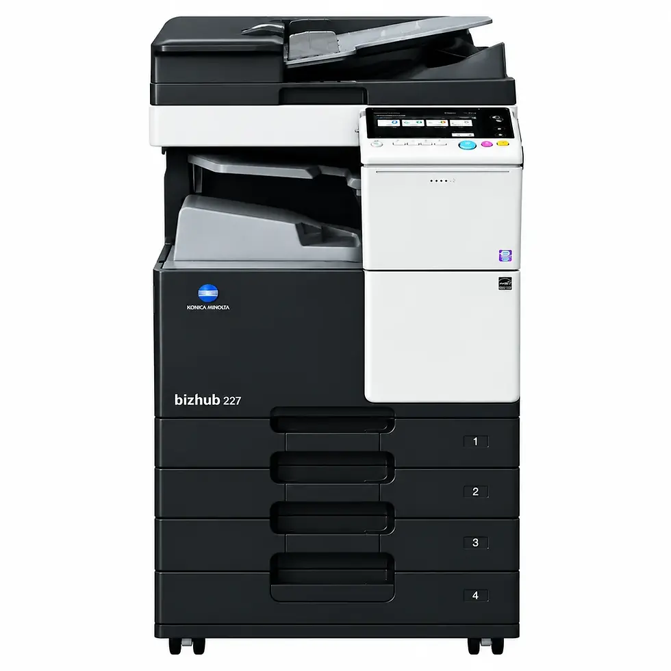 Konica Minolta bizhub 227 A3 monochrome multifunction laser printer