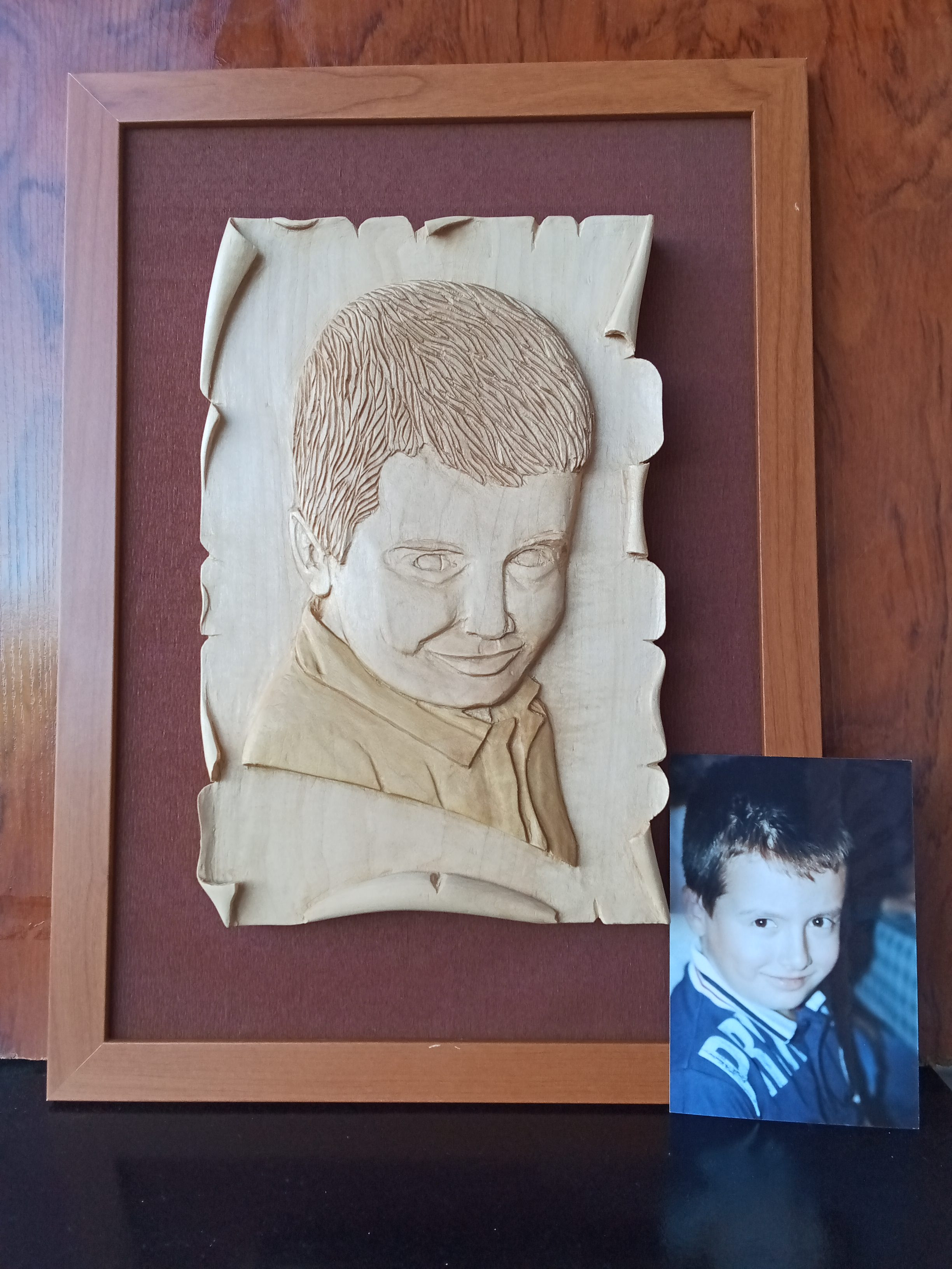 Retratos en madera