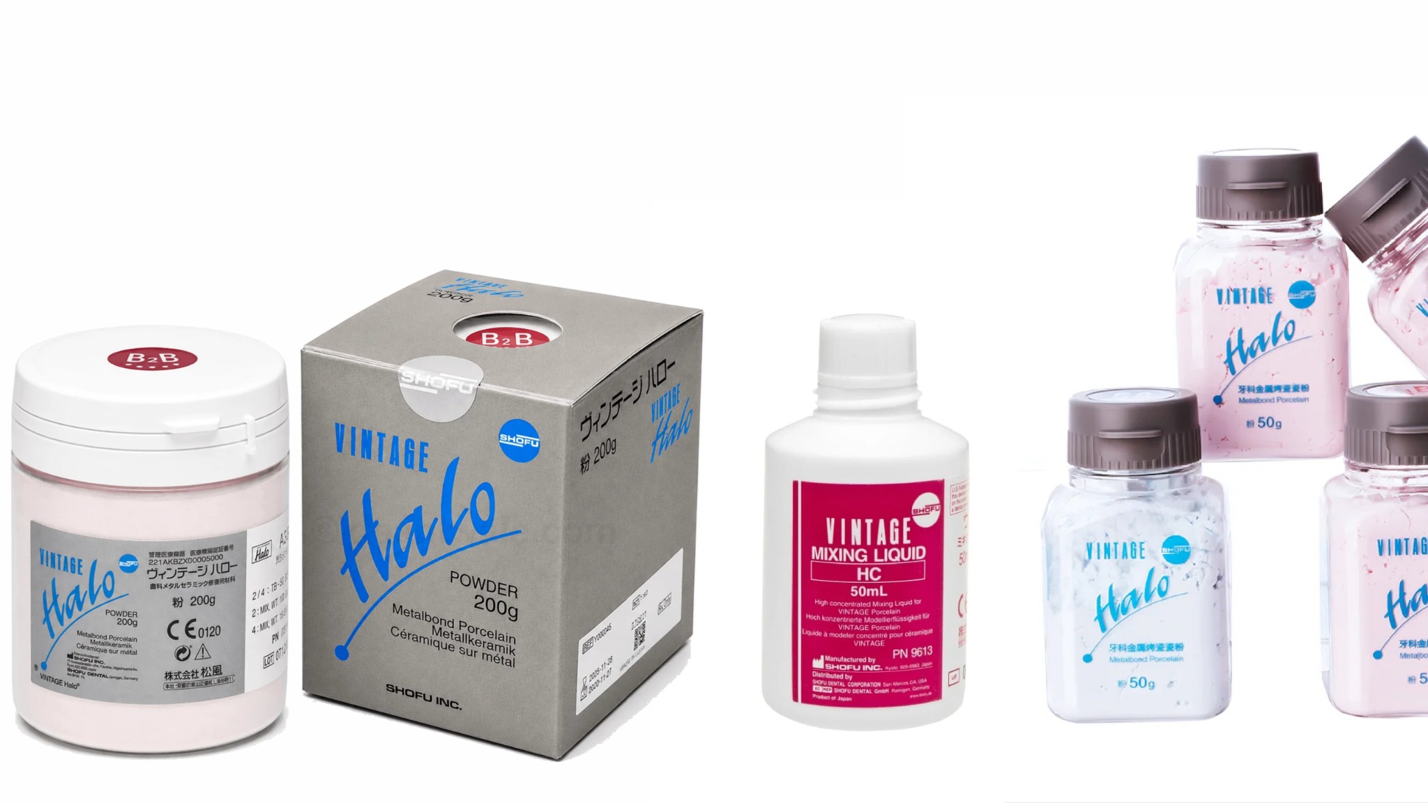 SHOFU Vintage Halo metal-ceramic porcelain system for dental restorations