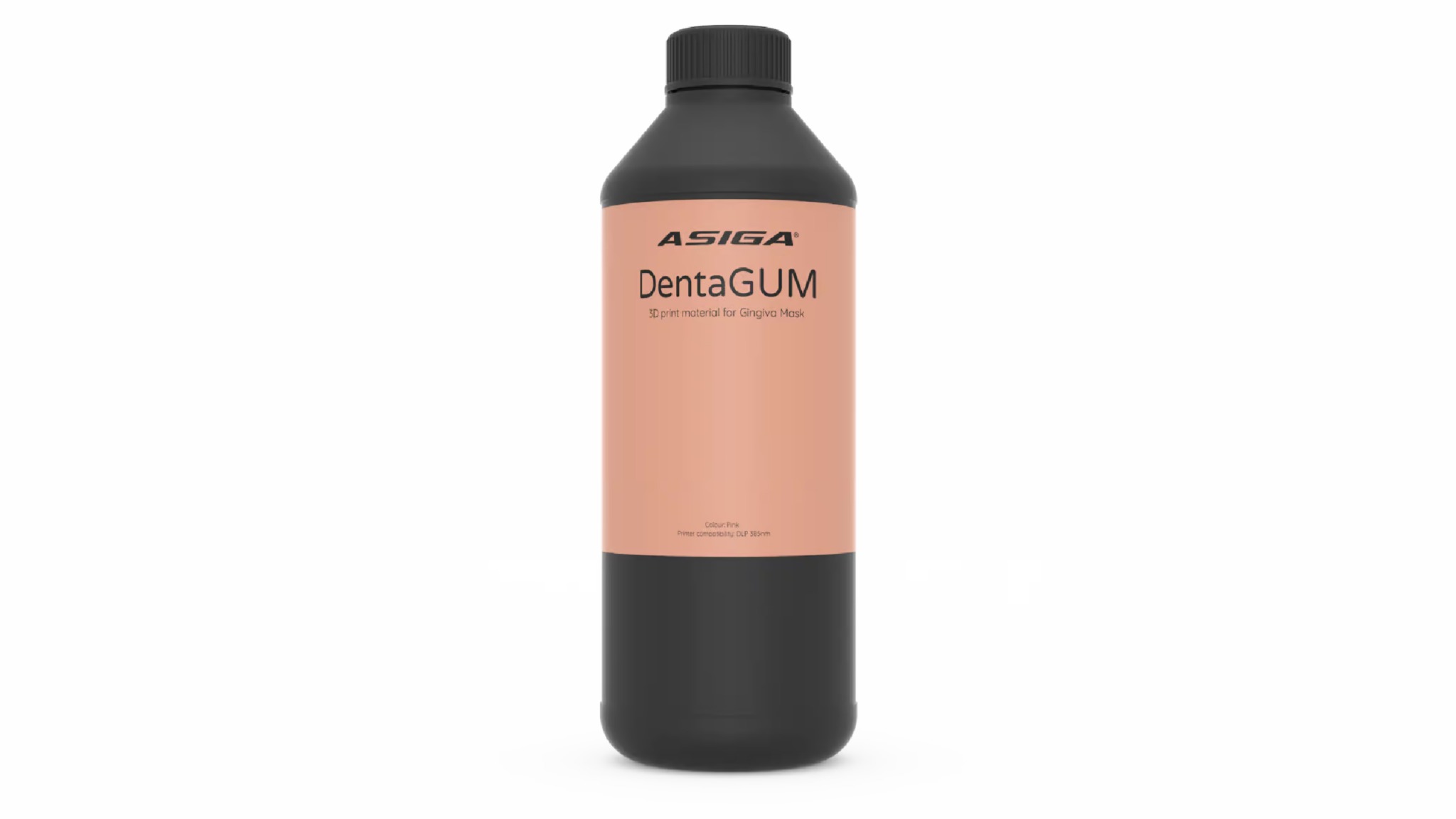 Asiga DentaGUM flexible pink dental 3D printing resin for gingiva masks