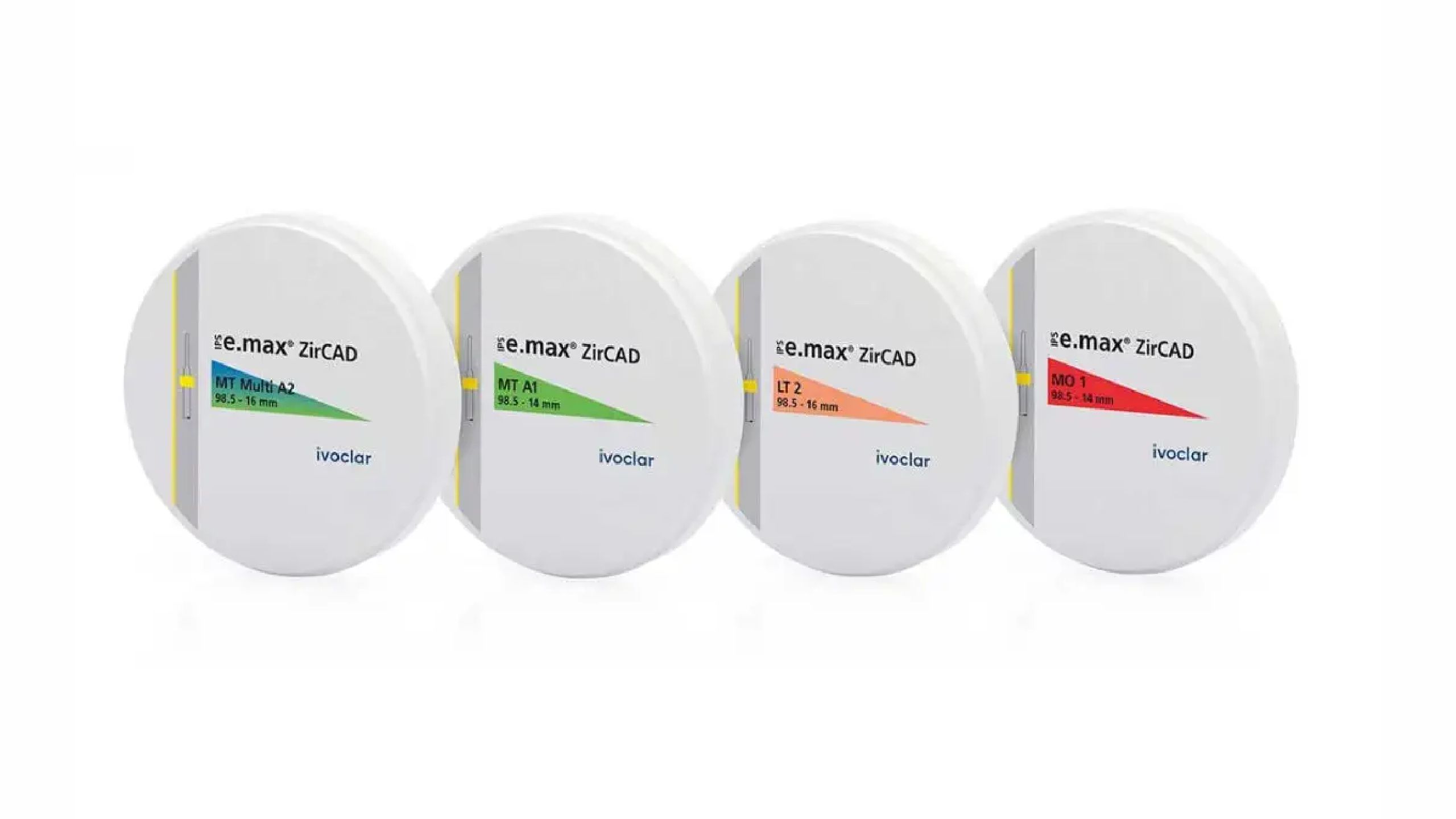 Ivoclar IPS e.max ZirCAD zirconium oxide CAD/CAM discs for dental restorations