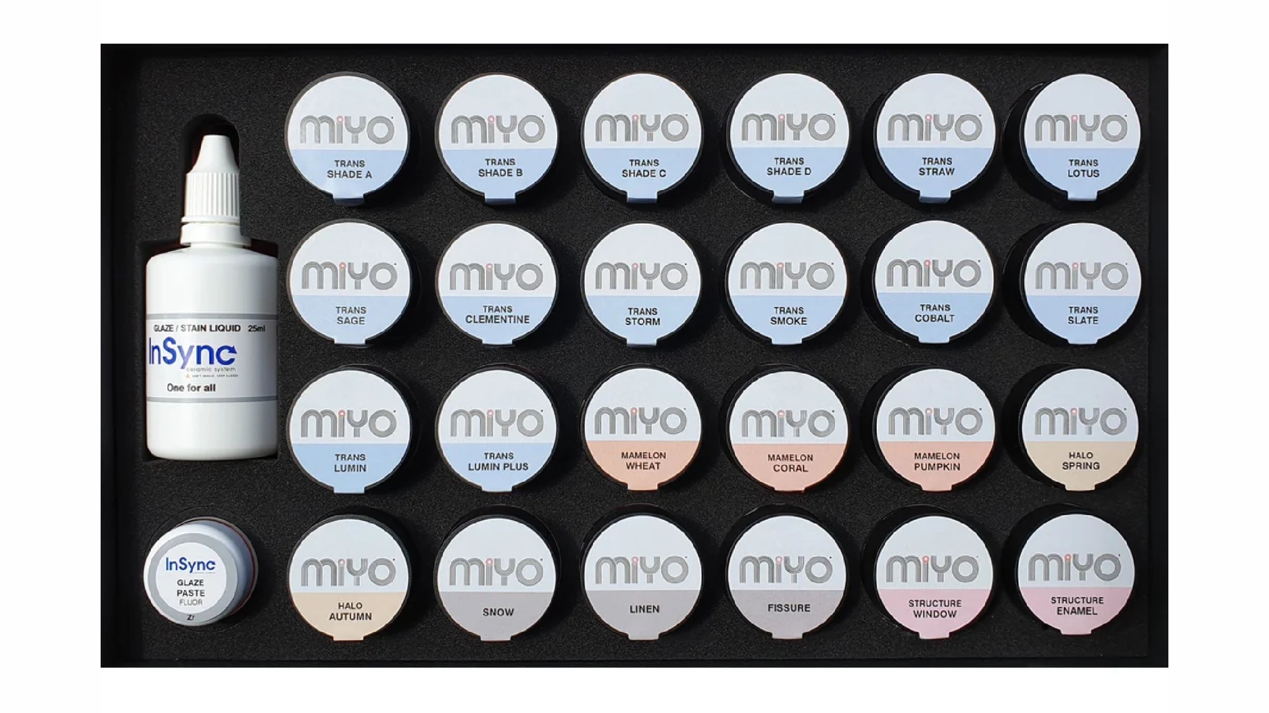 MiYO Esthetic Liquid Ceramic dental ceramic system for aesthetic characterization