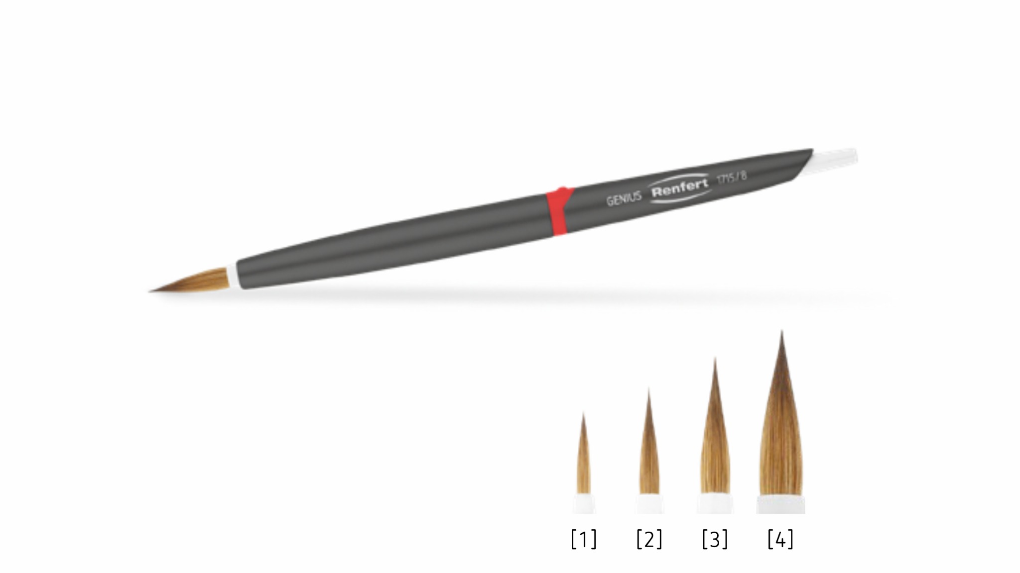 Renfert Genius dental ceramic brush for dental laboratory work