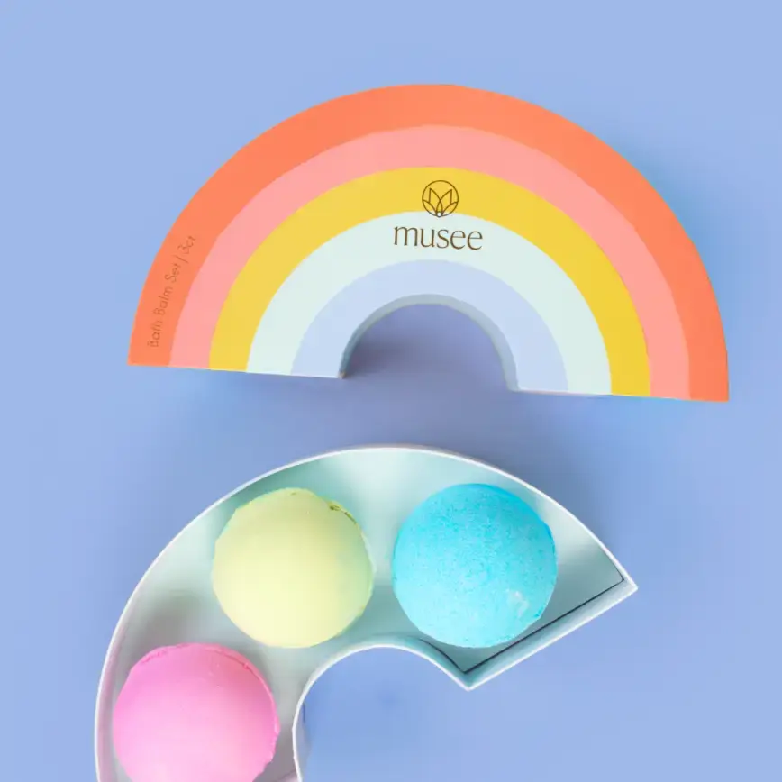 Rainbow Bath Balm Set