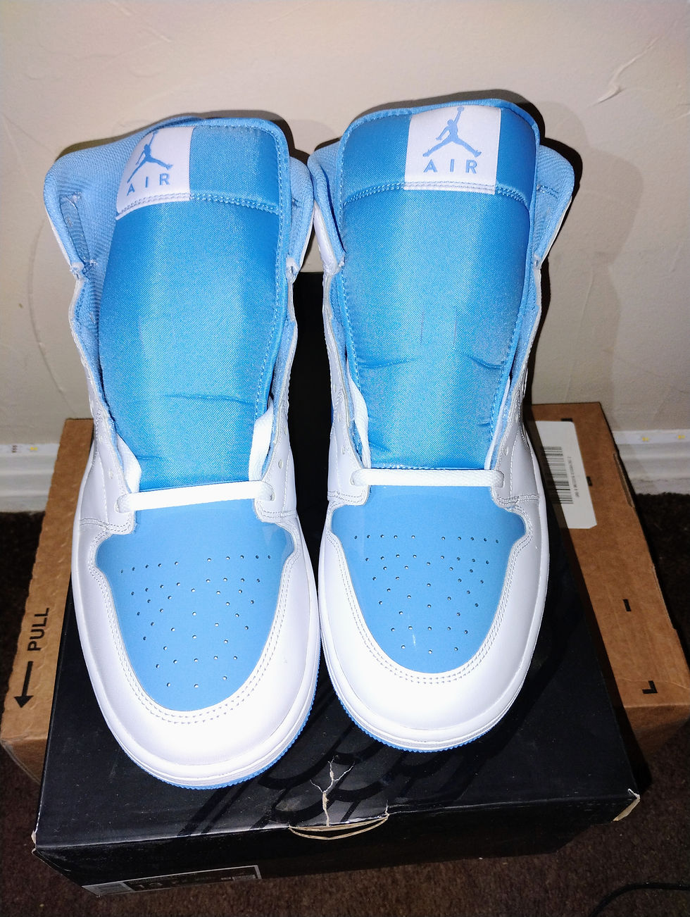 Thumbnail: Air Jordan 1 Mid SE White/Legend Blue Size 13 m 14.5 w
