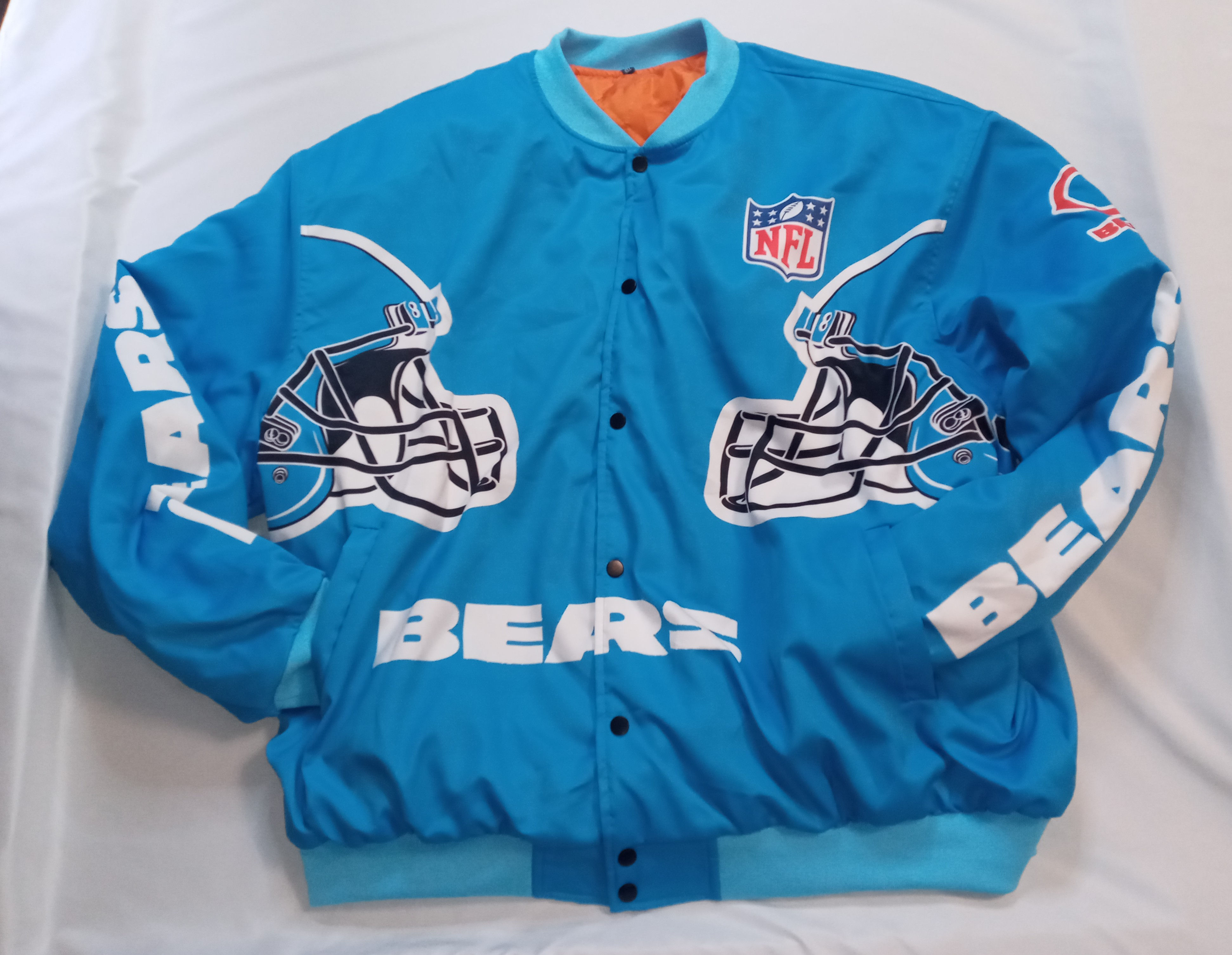 Chicago Colors 3D Printed Bomber Jacket, Bomber Jacket Men's 4 XL