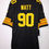 Miniatura: Steelers black/yellow #90 T. Watt American football jersey size 3x men