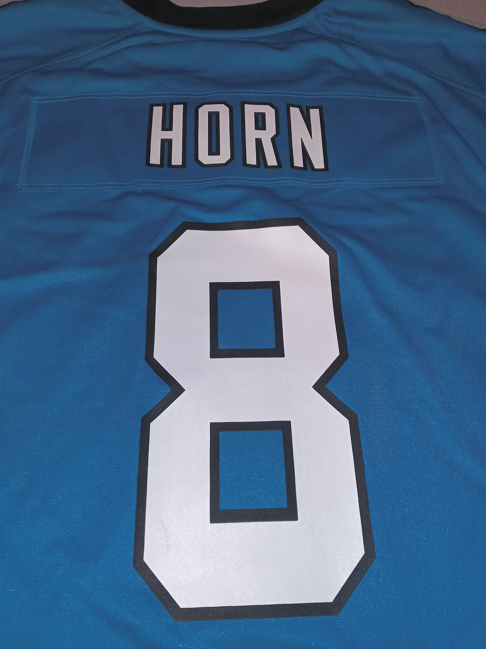 Miniatura: Men's Carolina Panthers Jaycee Horn Nike Blue Alternate